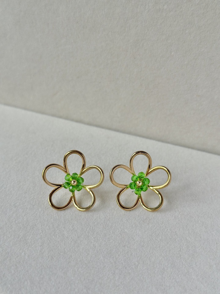 Green Bloom Studs