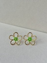 Green Bloom Studs