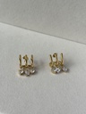 Crystal Trio Hoops