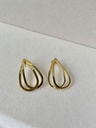 Double Tear Drop Earrings