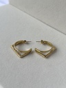 Luna Geometric Hoop Earrings