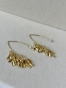 Golden Willow Drop Earrings