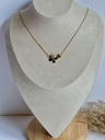 Emerald Bloom Charm Chain