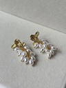 Pearl Blossom Drop Earrings