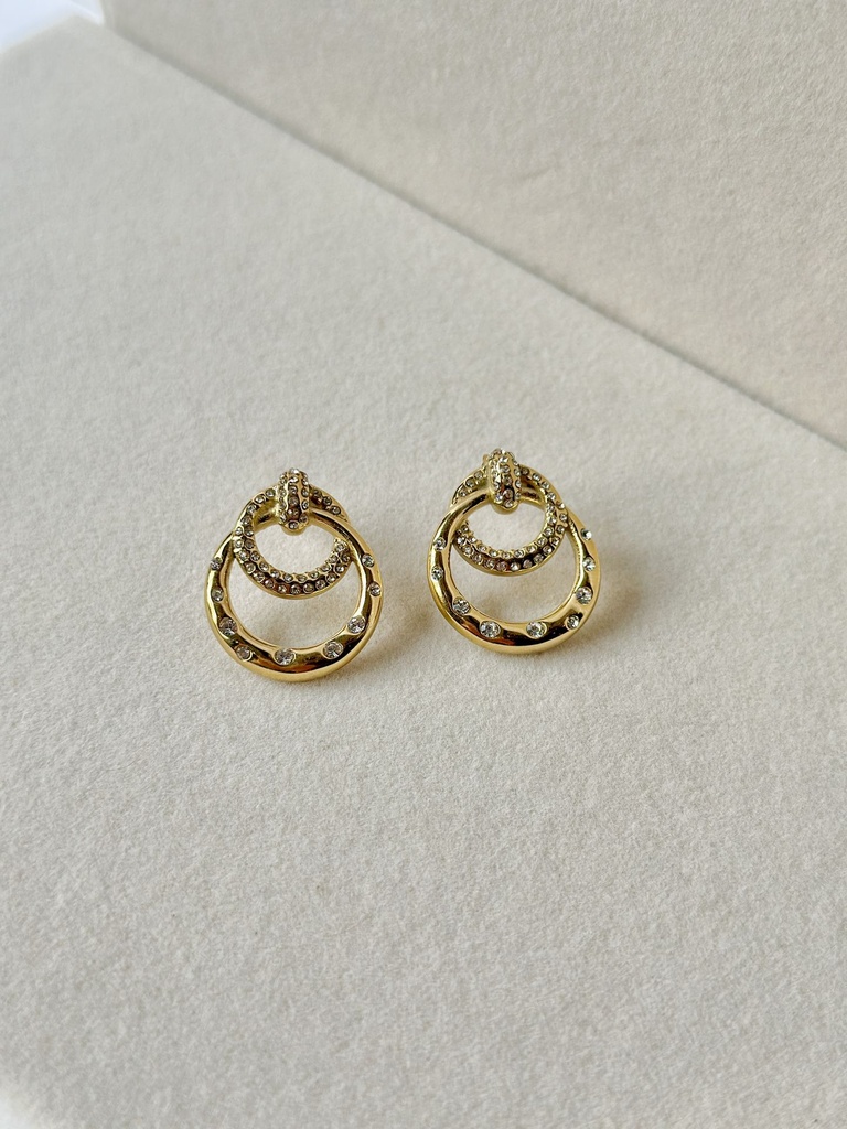 Celeste Halo Stud Earrings