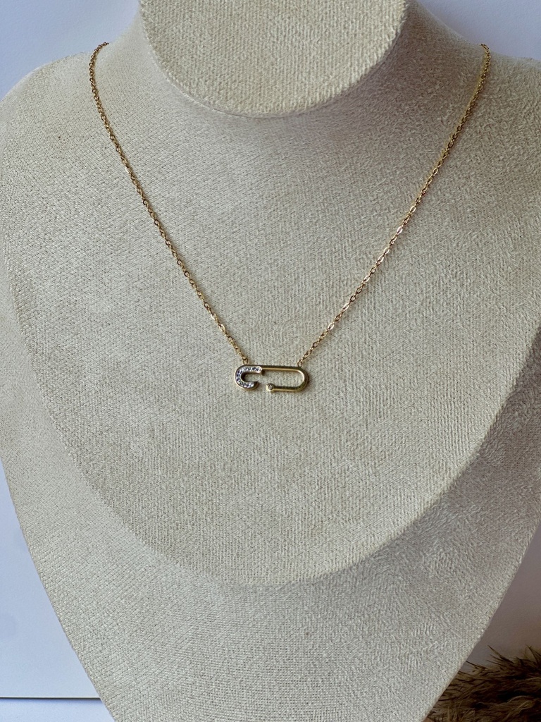 Sparkle Safety Pin Chain