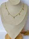 Aurora Crystal Charm Necklace