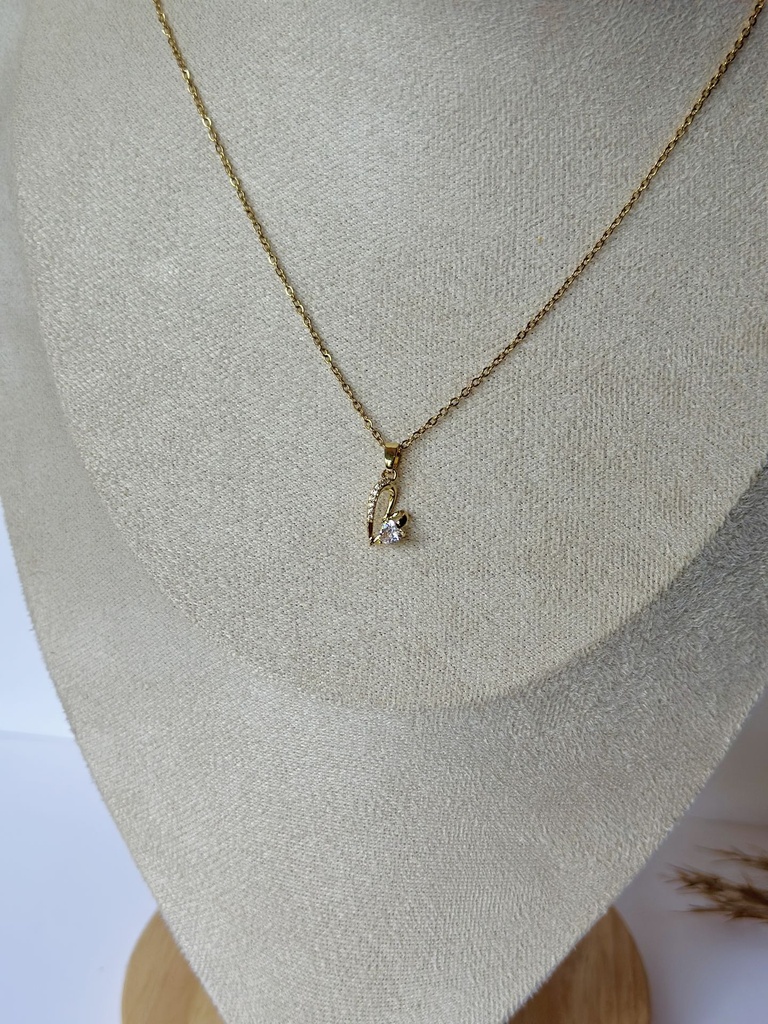 Elysian Crystal Heart Pendant