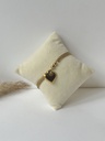 Golden Heart Charm Bracelet