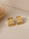 Golden Ridge Stud Earrings