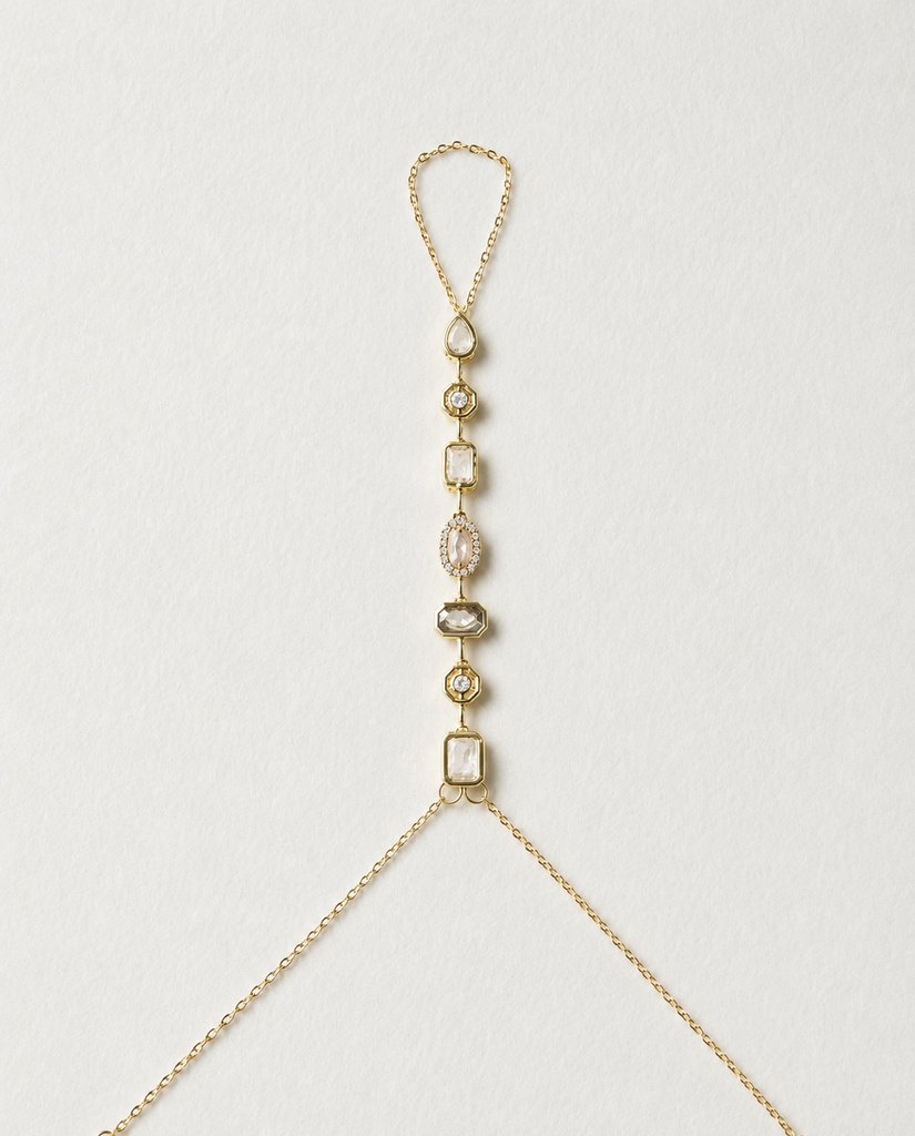 Luxe Gem Hand Chain
