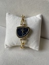 Black triangular bracelet watch