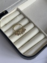 Heart charm rings