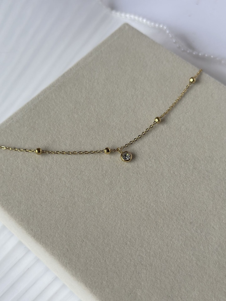 Solitaire Spark Anklet