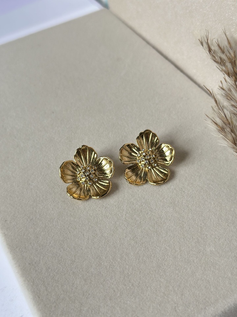 Golden Bloom Studs