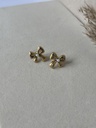 Pearl Bow Stud Earrings