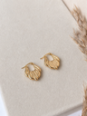 Petal Hoop Earrings