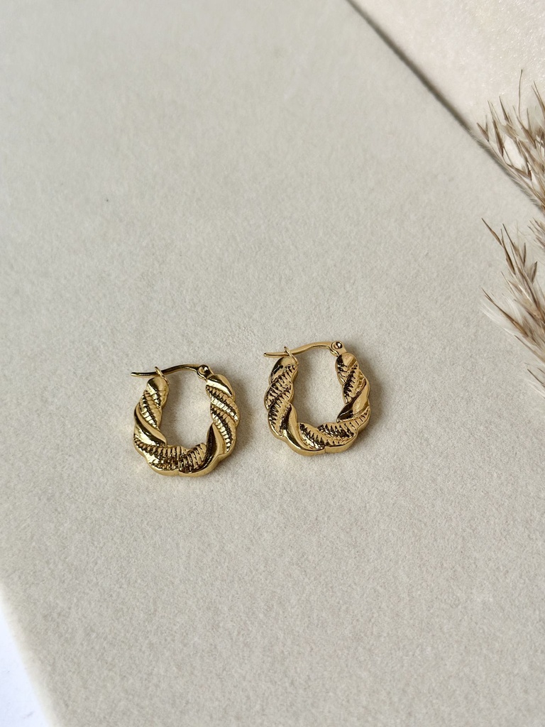 Twisted Luxe Hoops