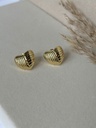 Golden Heart Studs